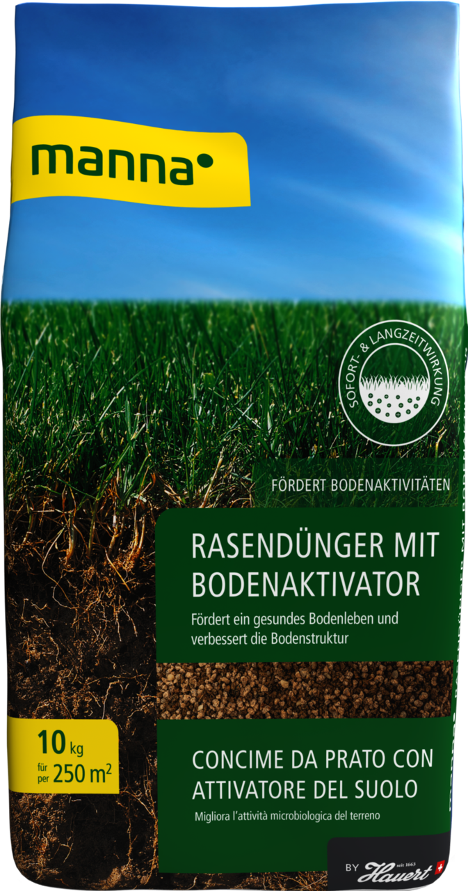 MANNA Rasendünger mit Bodenaktivator